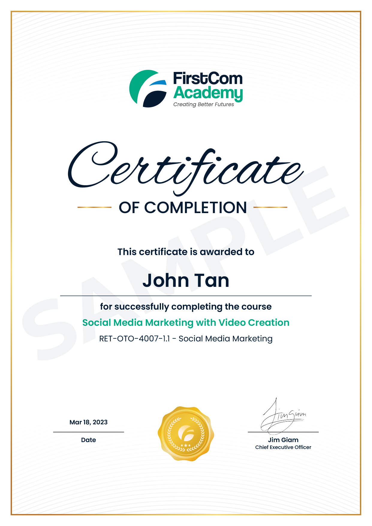 certification