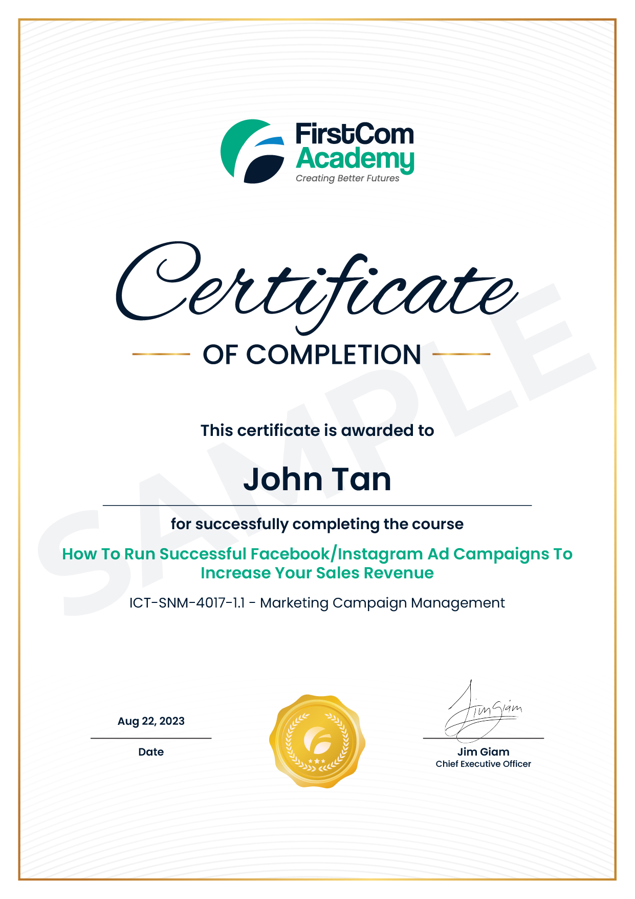 certification
