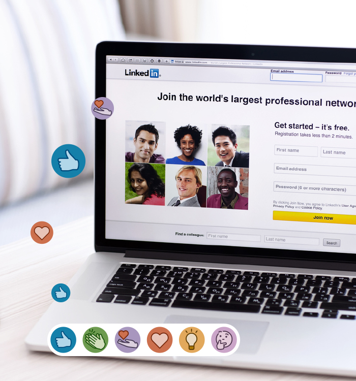 LinkedIn marketing course Singapore on laptop