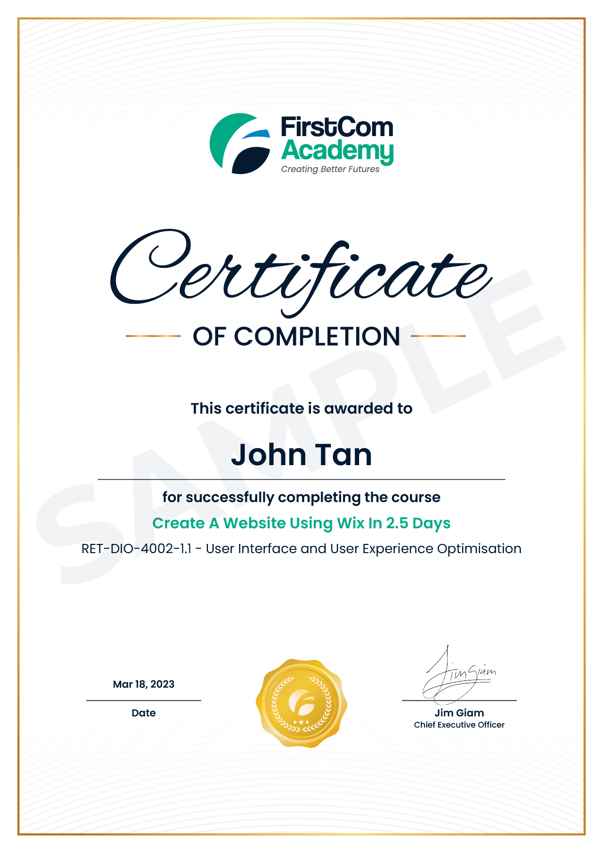 certification