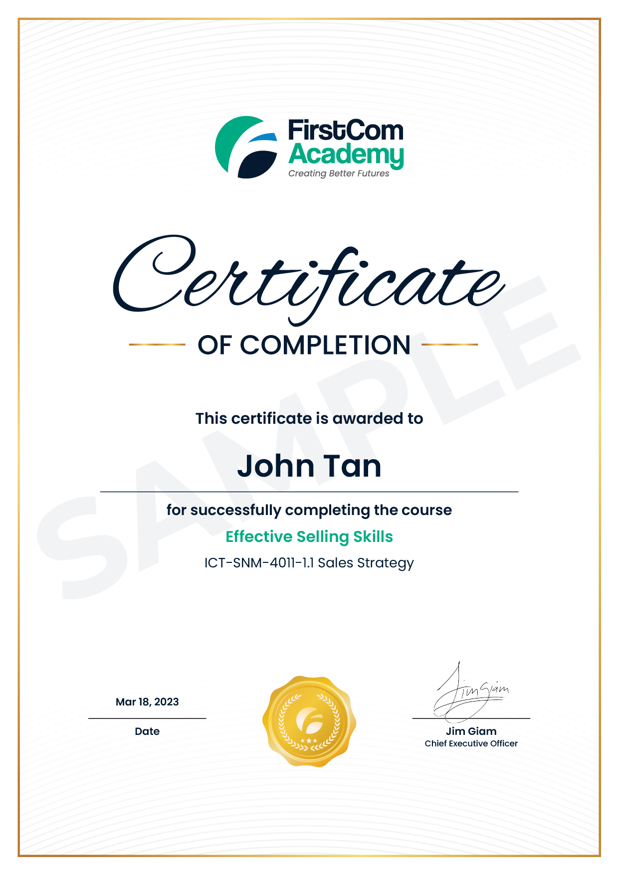 certification