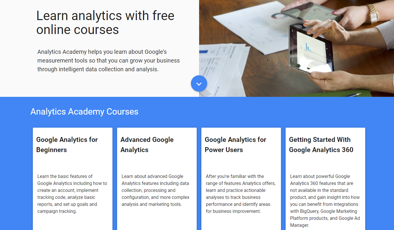 Google Analytics Academy learn analytics with free online courses and certifications