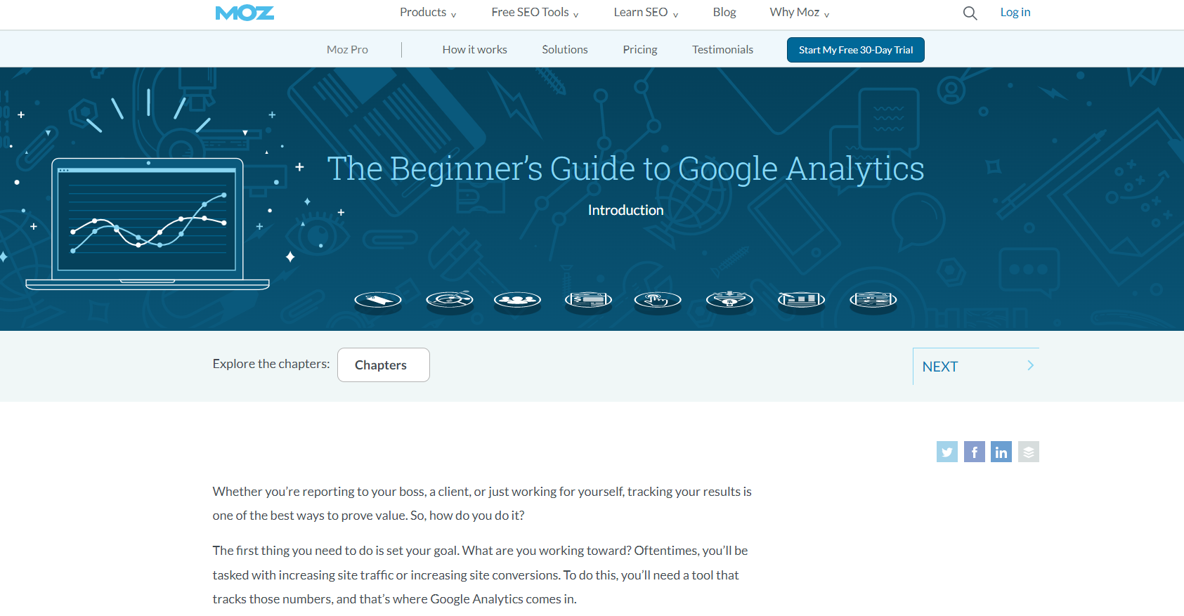 Moz’s Beginner’s Guide to Google Analytics (GA)