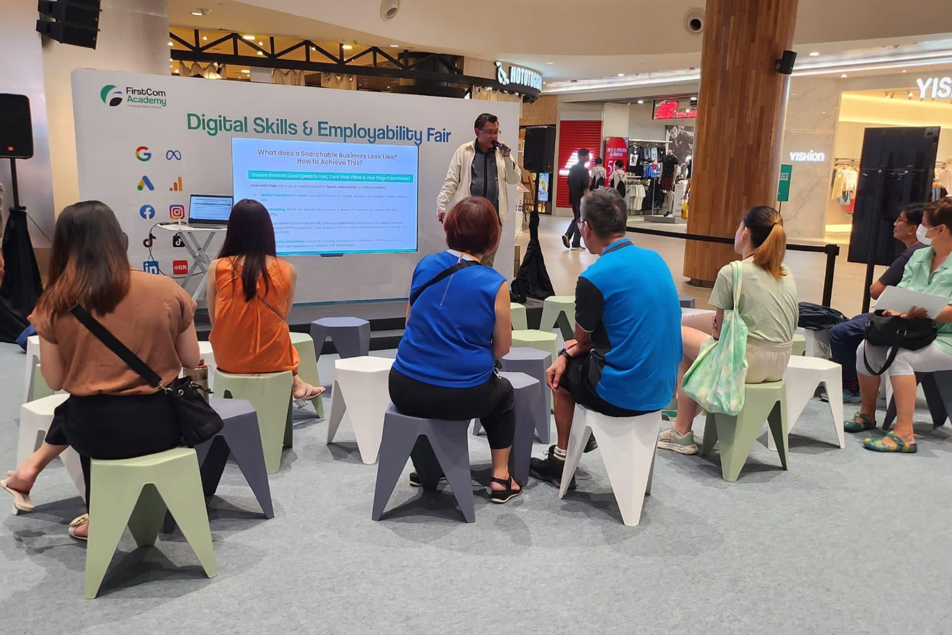 Digital Skills & Employability Fair at Waterway Point Digital Skills Workshops