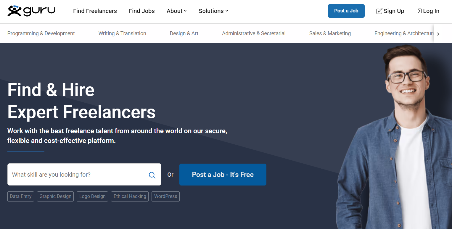 guru freelance marketplace