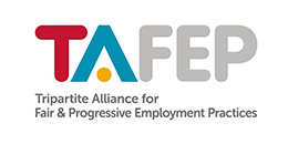 Tripartite Alliance for Fair and Progressive Employment Practices (TAFEP) logo Singapore