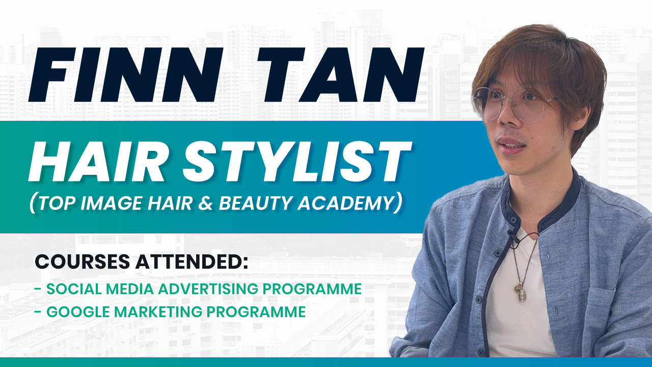 Learner Finn Tan's success story, course participant's testimonial