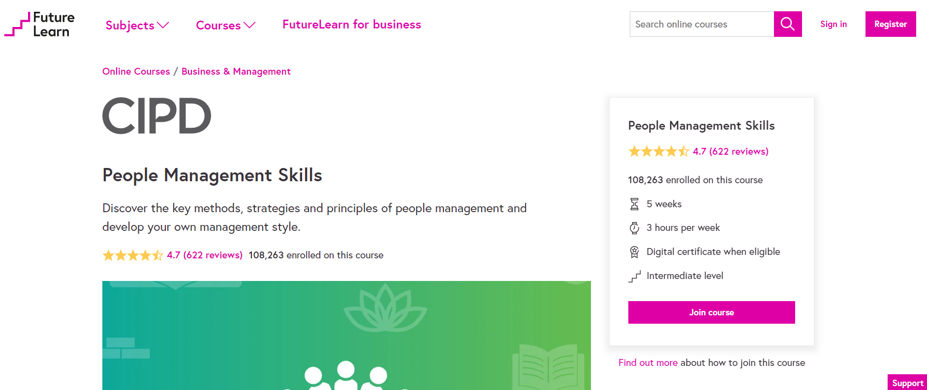 FutureLearn: People Management Skills course