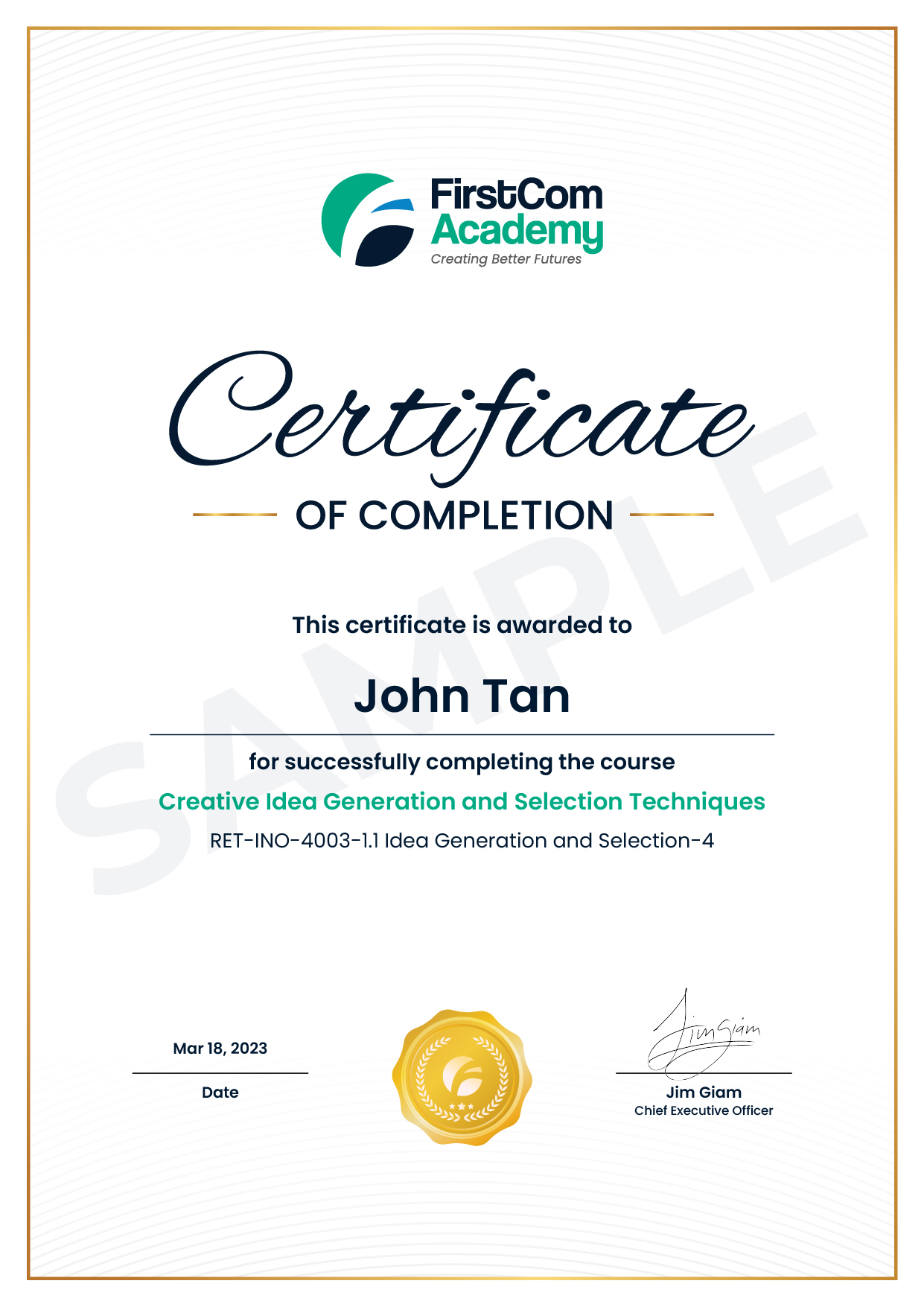 certification
