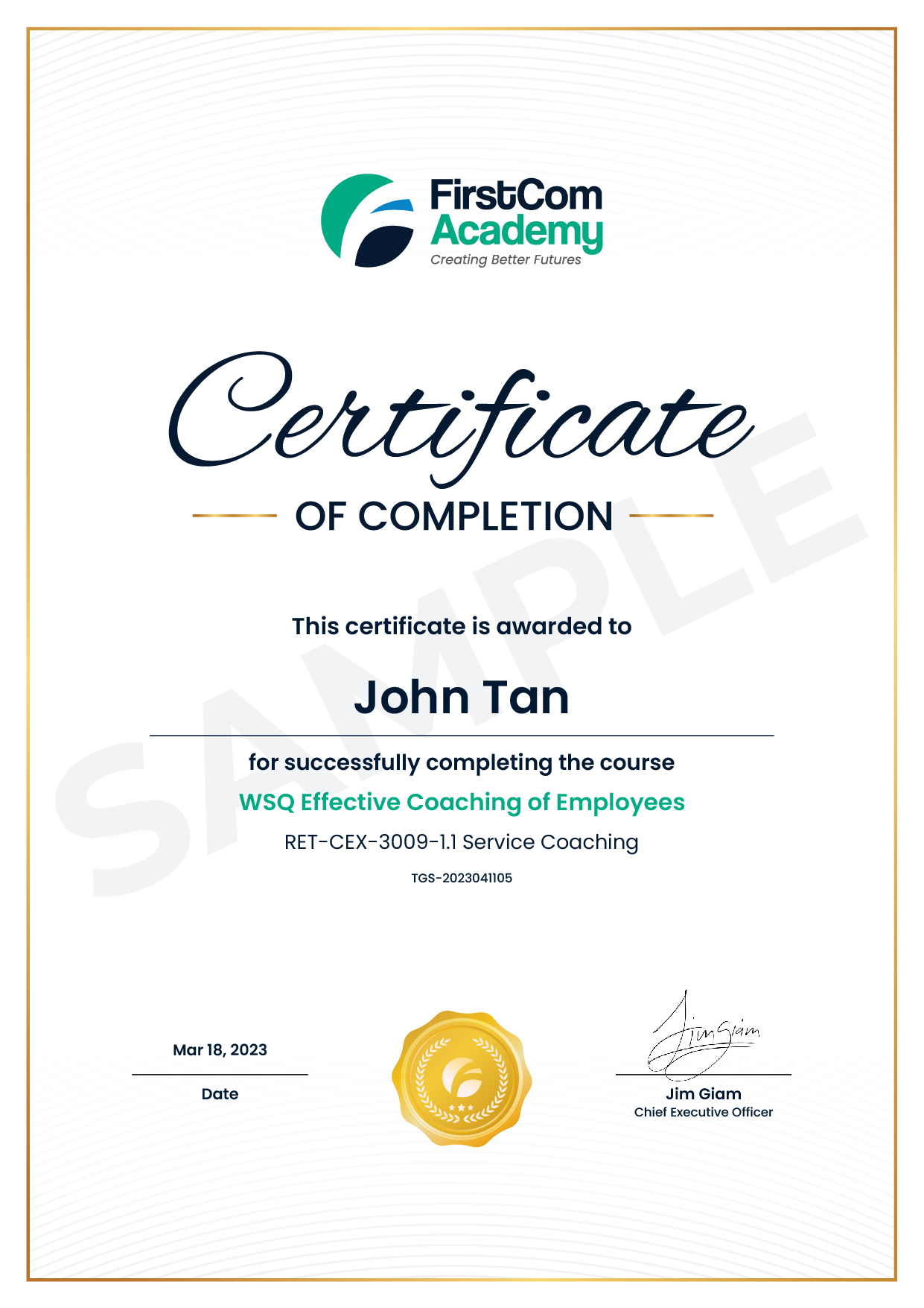 certification