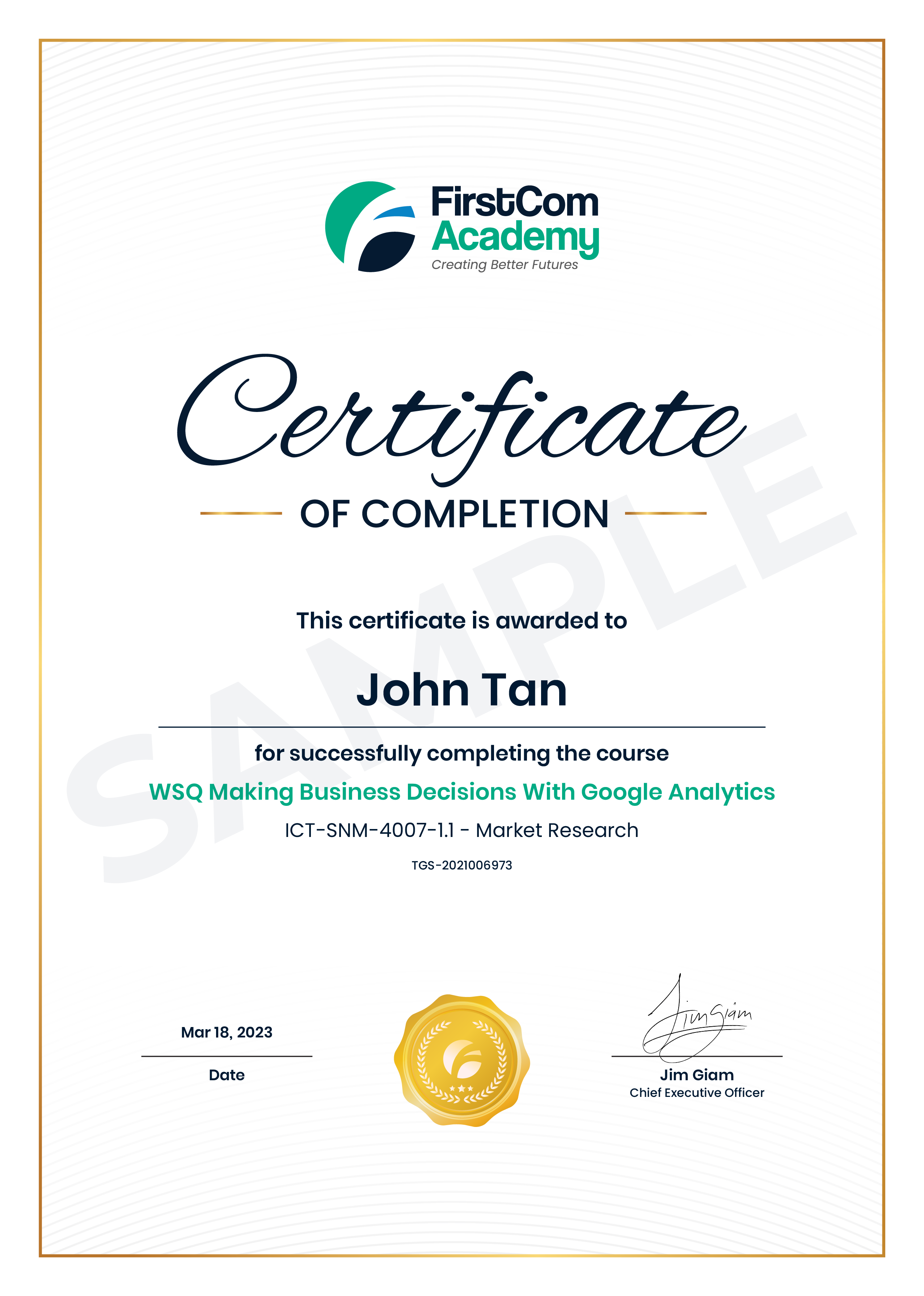 certification