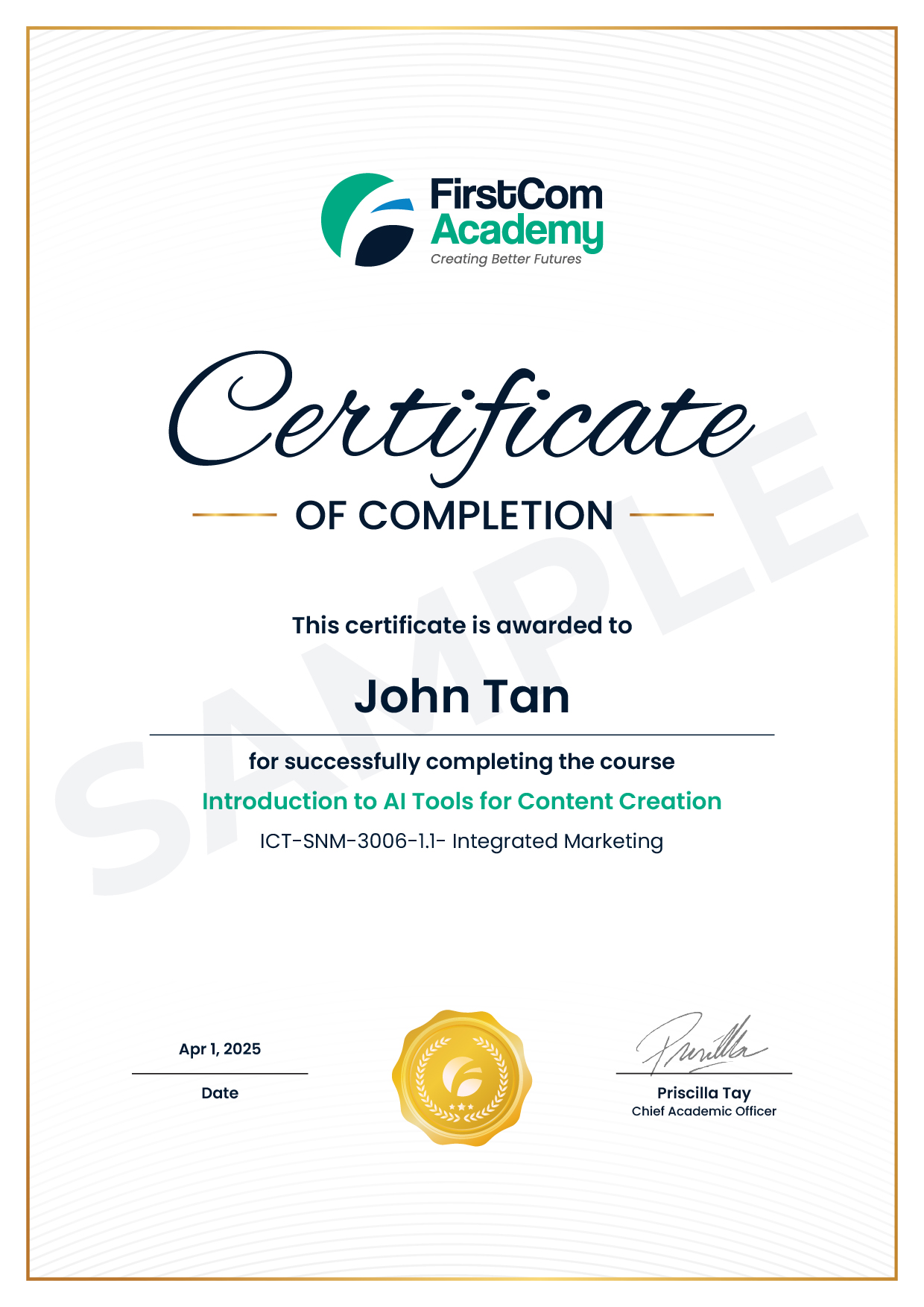 certification