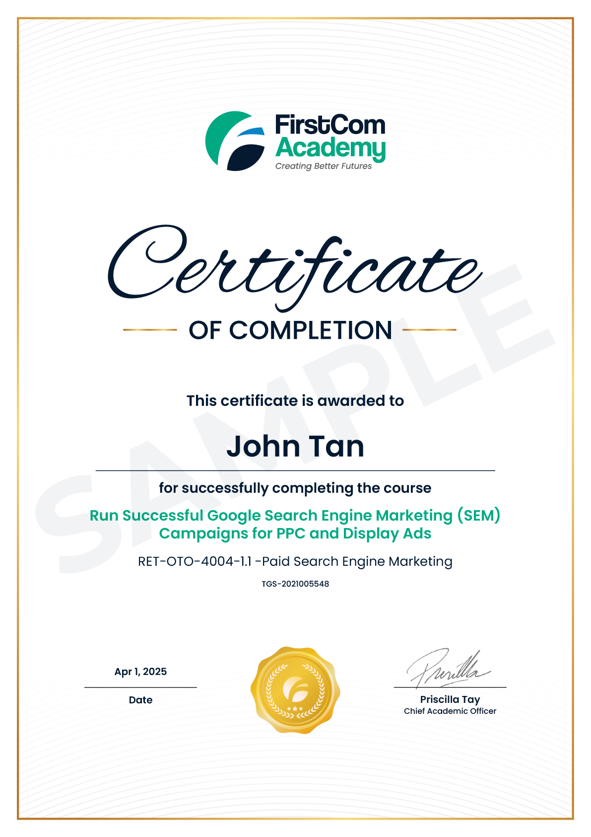 certification