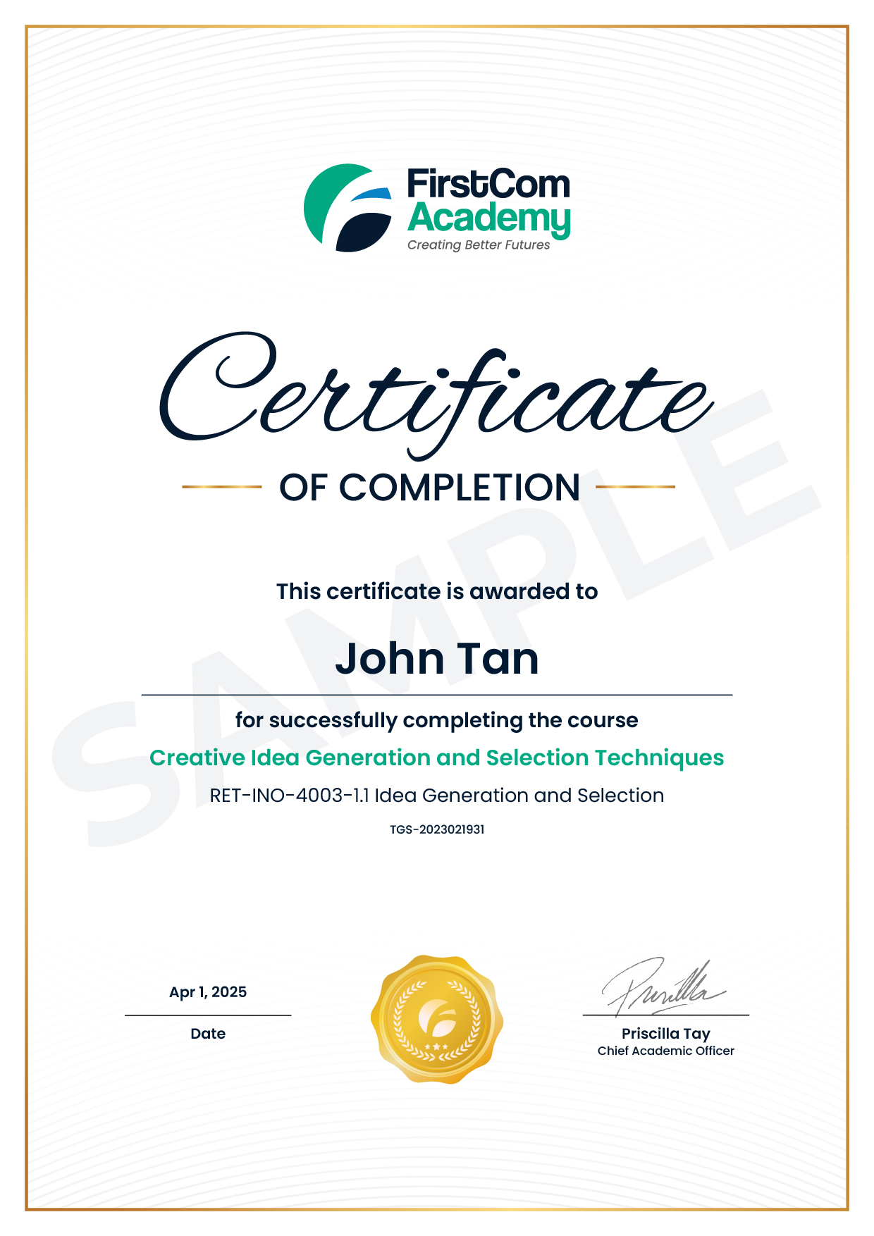 certification