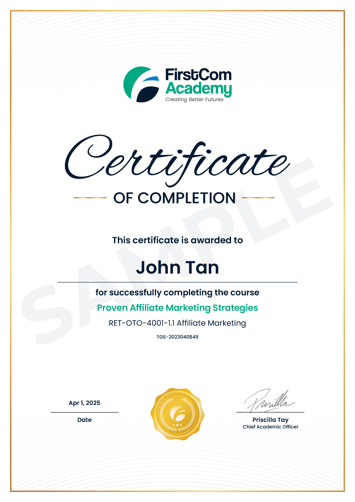 certification