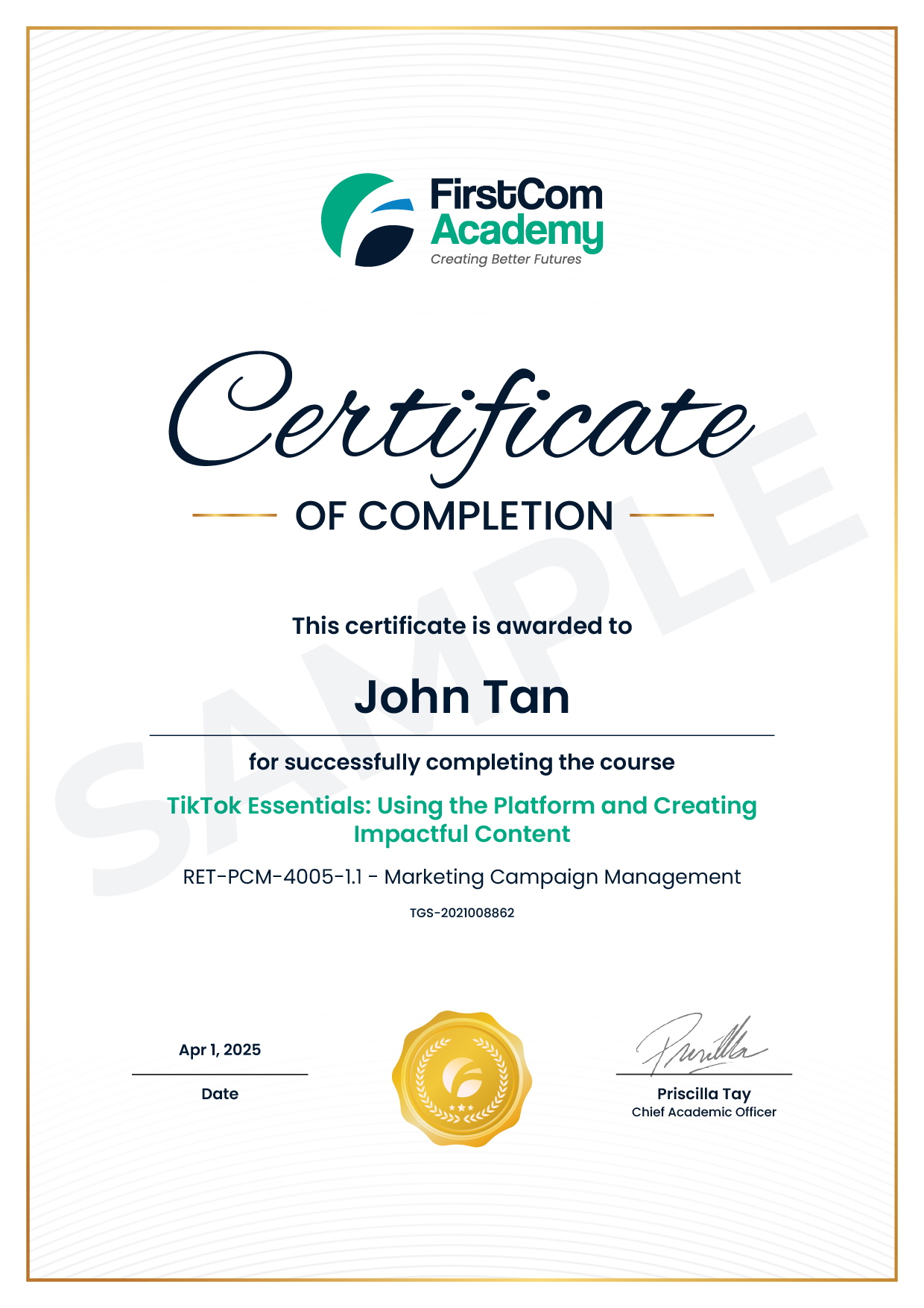 certification