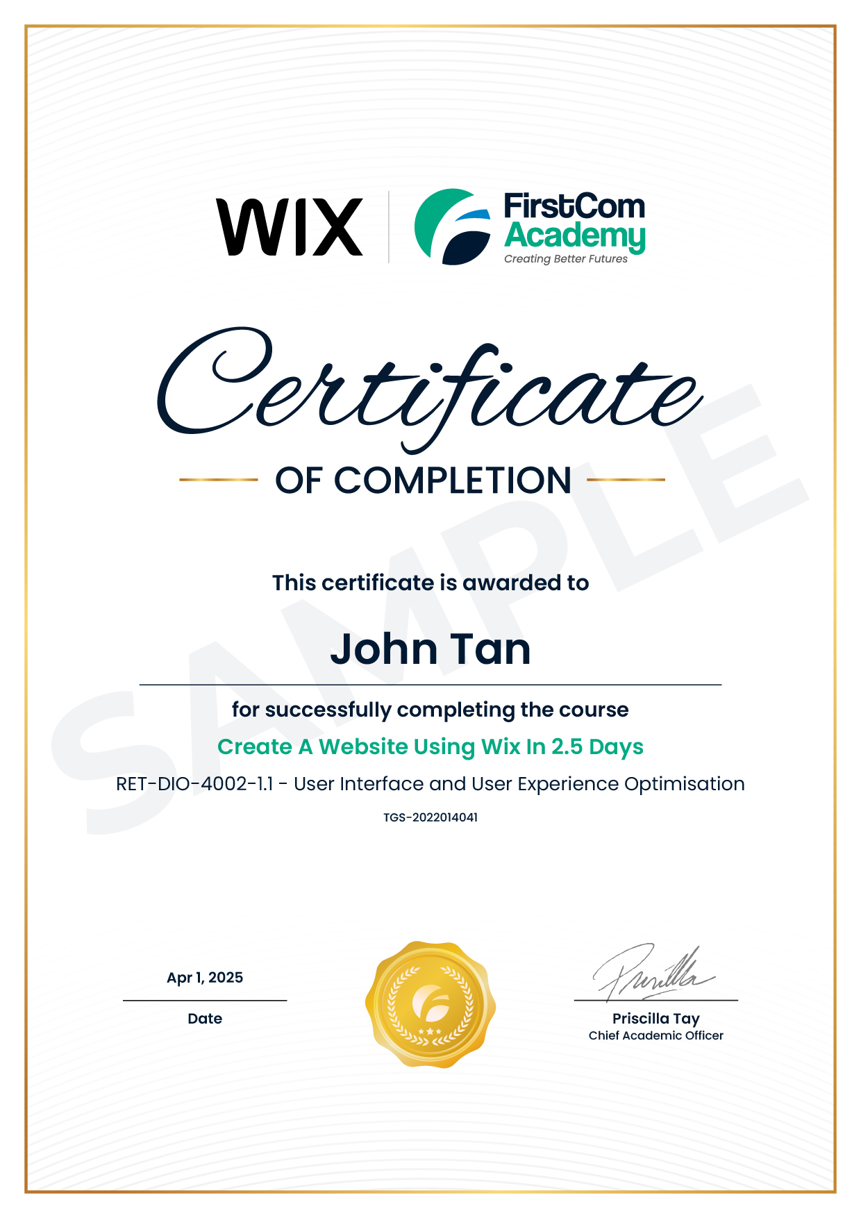 certification