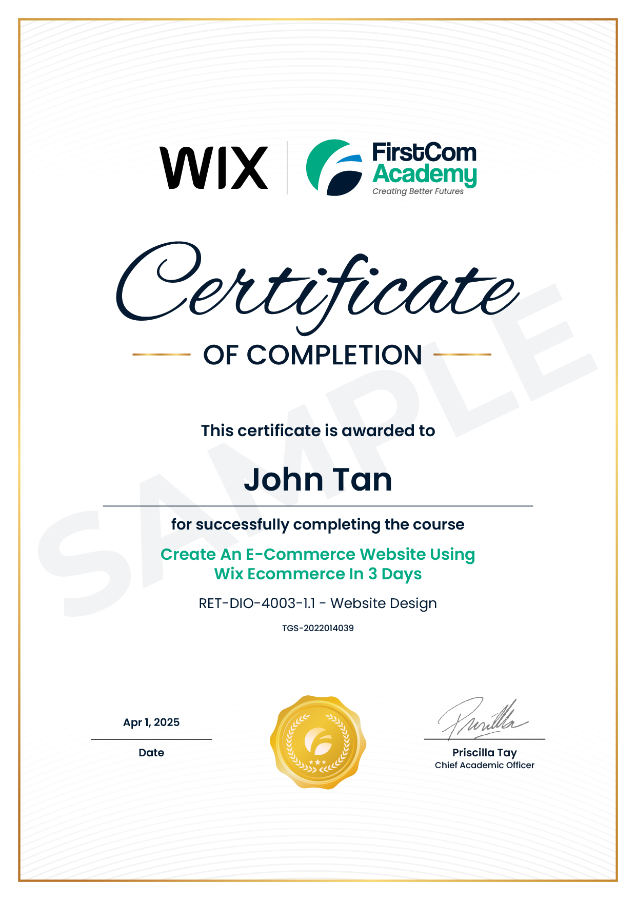 certification