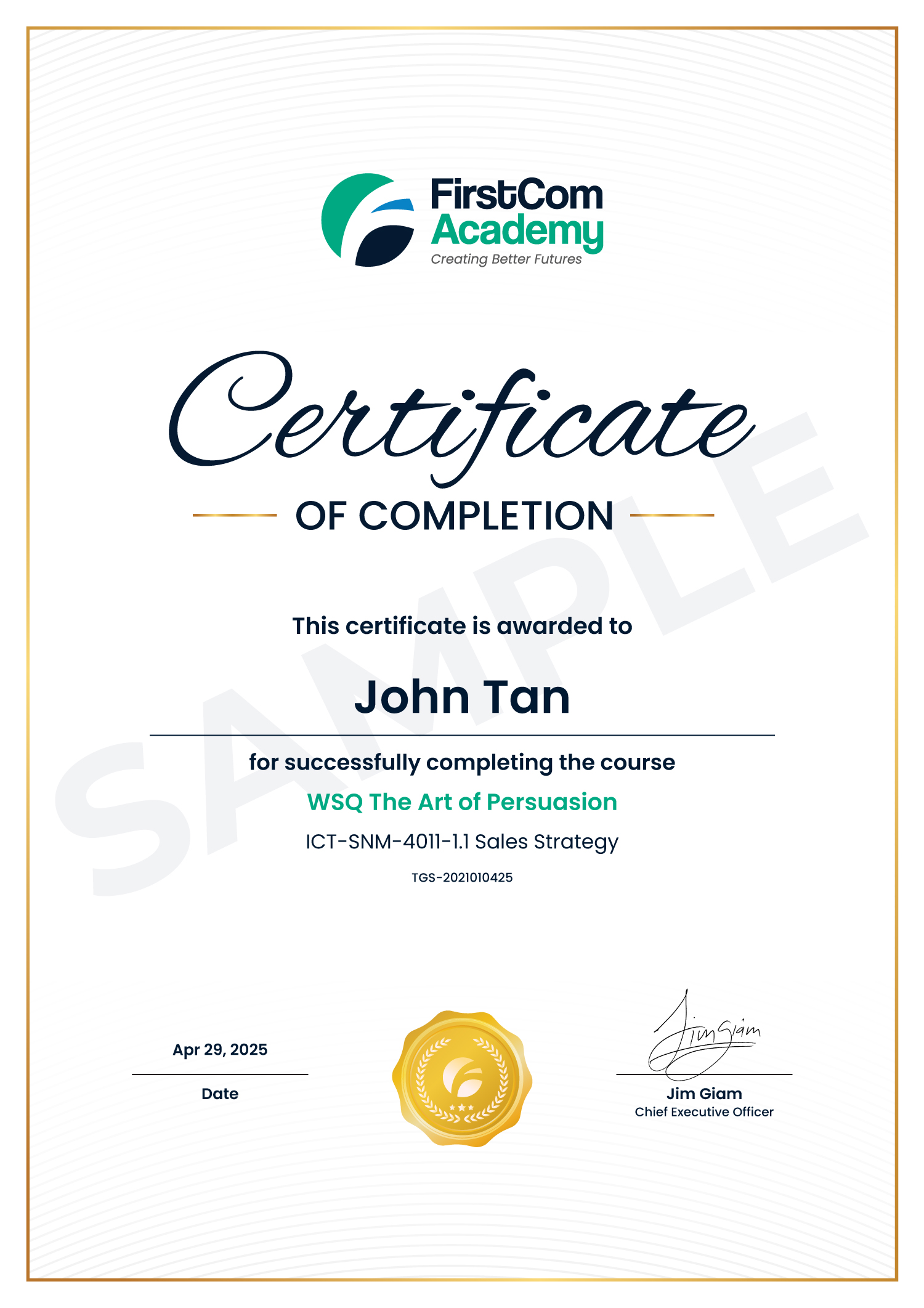certification