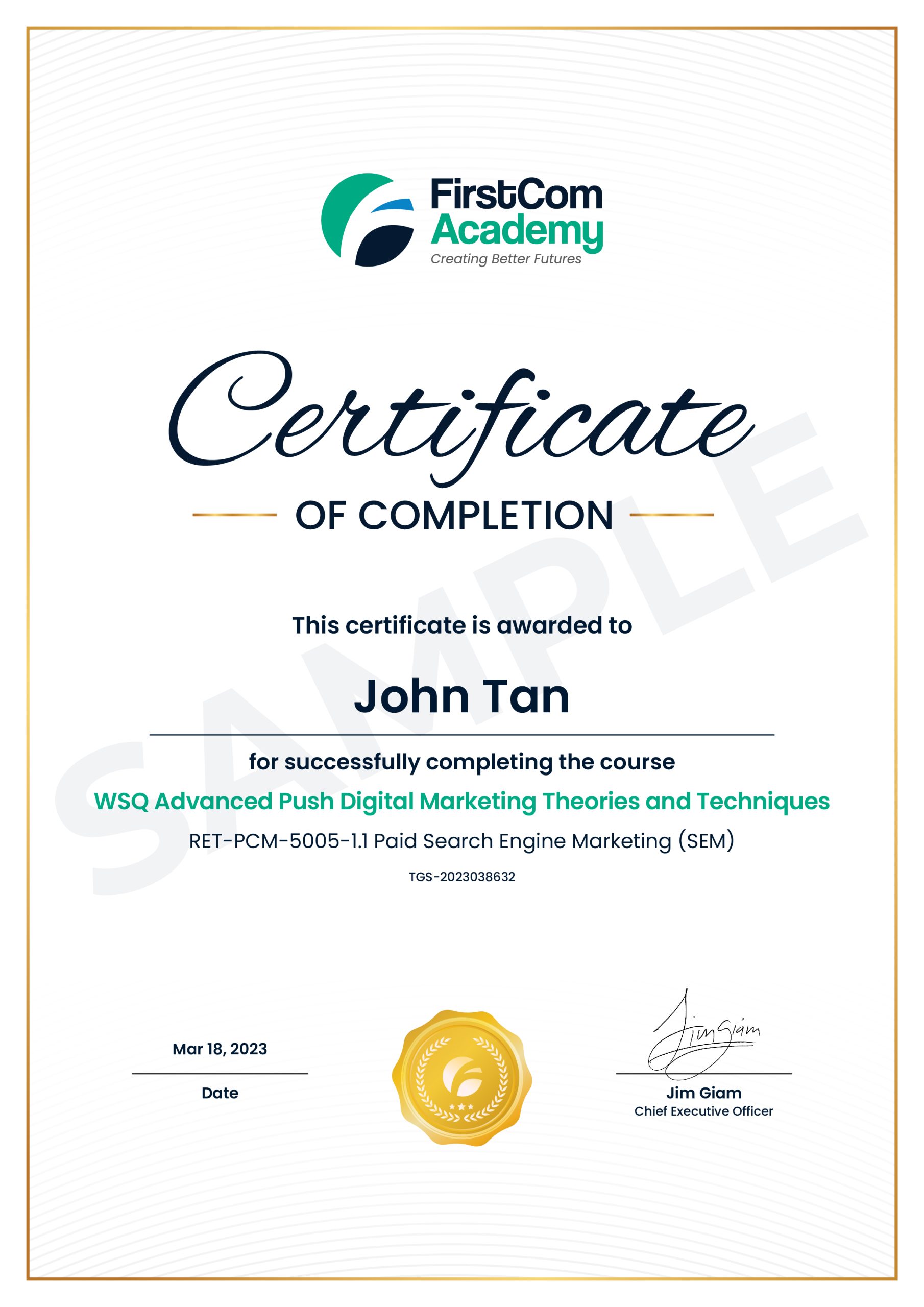 certification