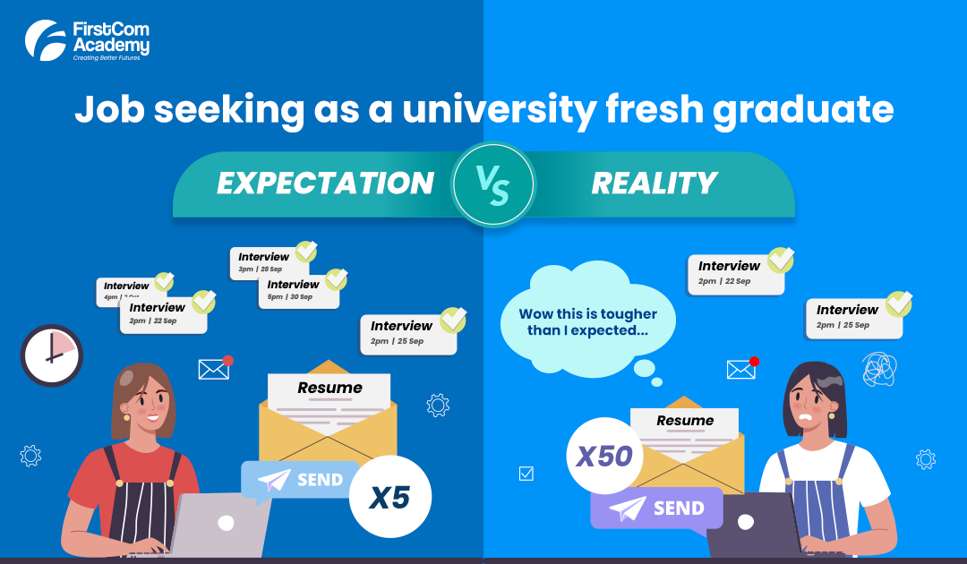 Expectations VS Reality: The Truth About Job Seeking as a Fresh Graduate