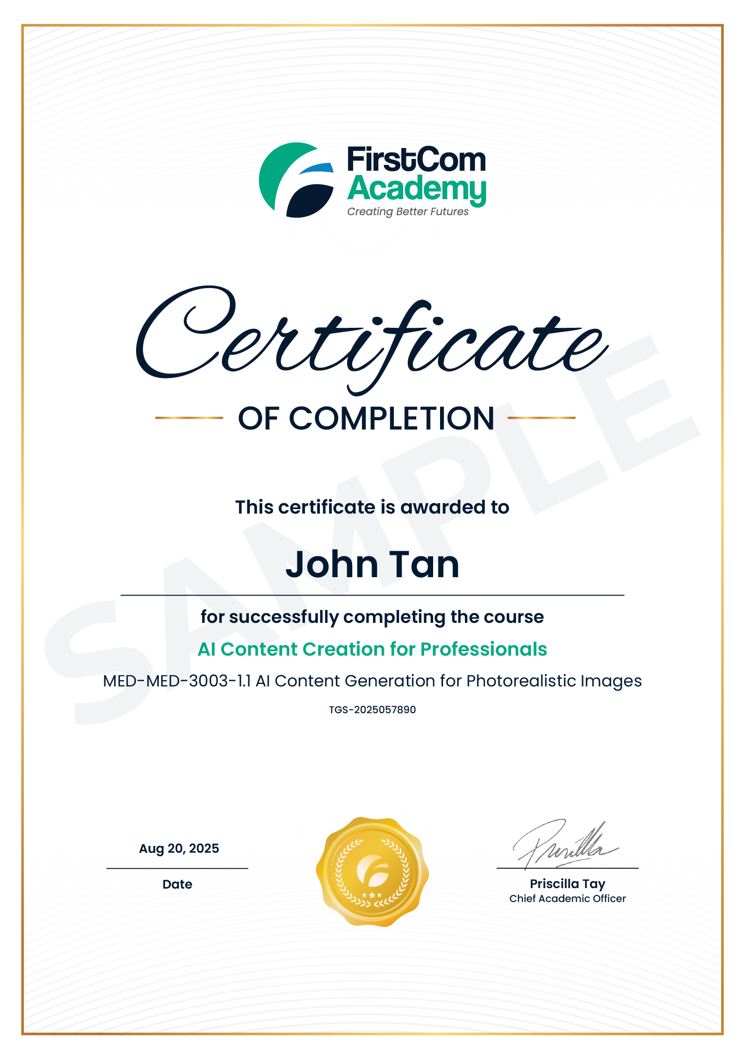 certification