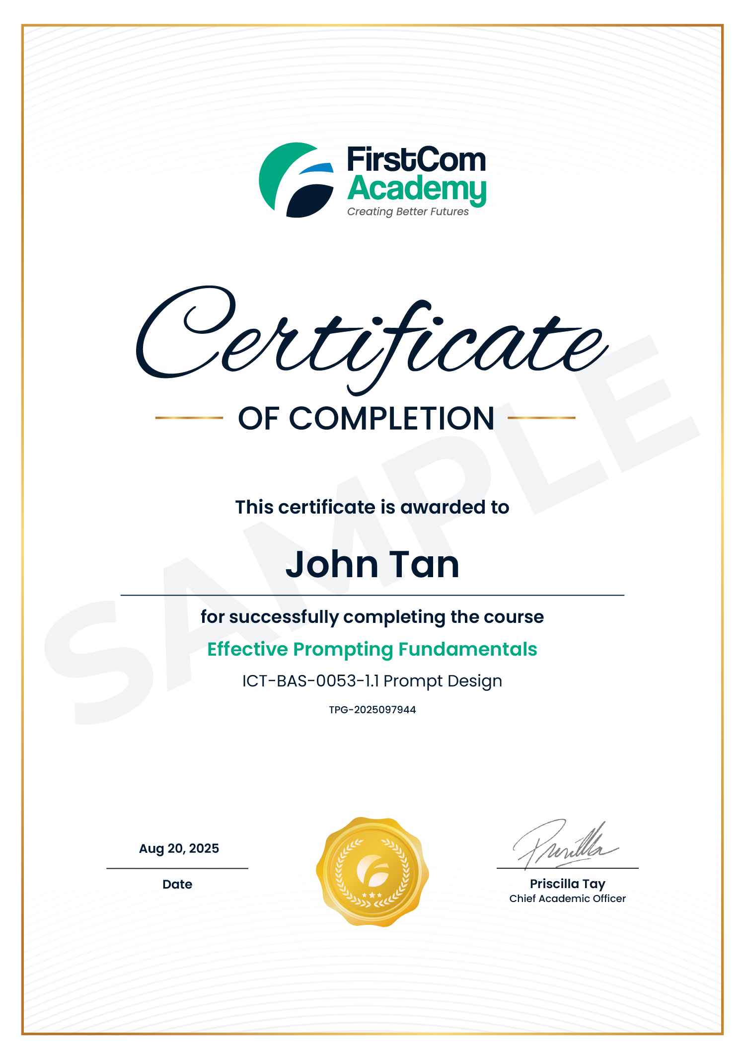certification